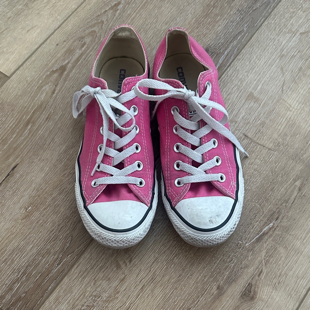 Converse Vibrant Pink Canvas Sneakers